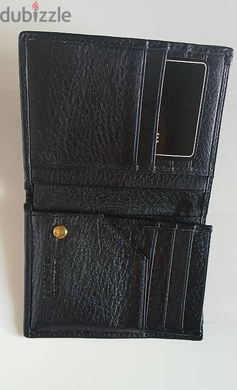 New Soft Leather Men Wallet (Black) 2