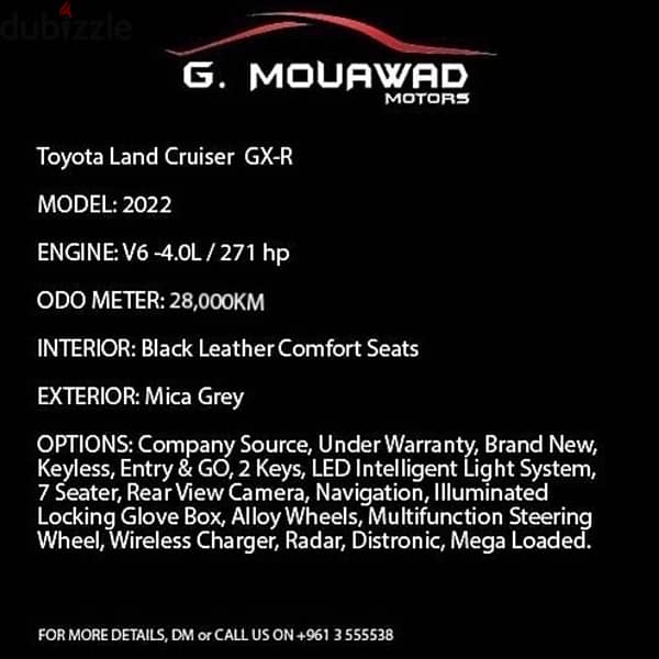 Toyota Land Cruiser GX-R 2022 Company Source! 9