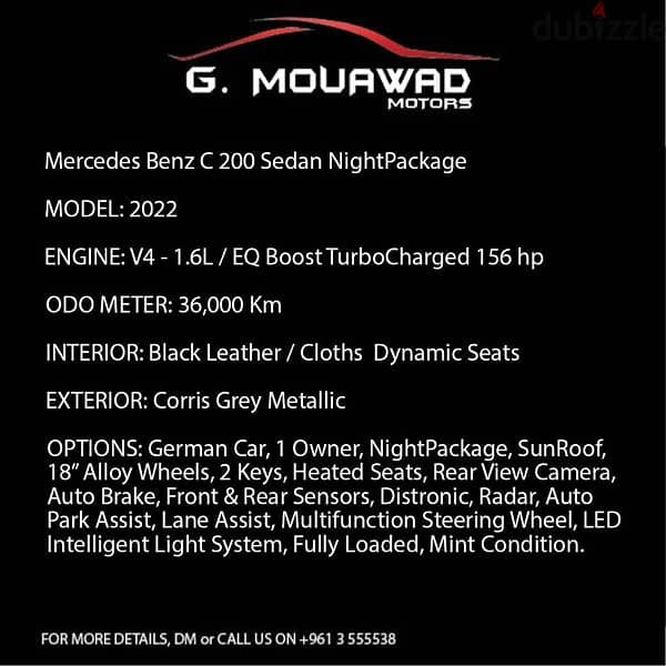 Mercedes-Benz C-Class 200 NightPackage 2022 LIKE NEWWW! 9