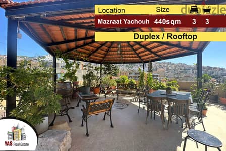 Mazraat Yachouh 440m2 | Rooftop Duplex | Solar system | EW |