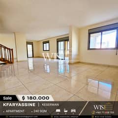  240 SQM Duplex for SALE in Kfaryassine! 0