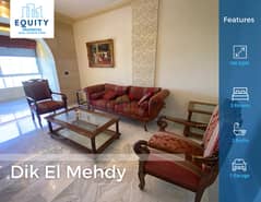 160 SQM Fully Furnished Apartment For Rent In Dik El Mehdy #CK112130 0