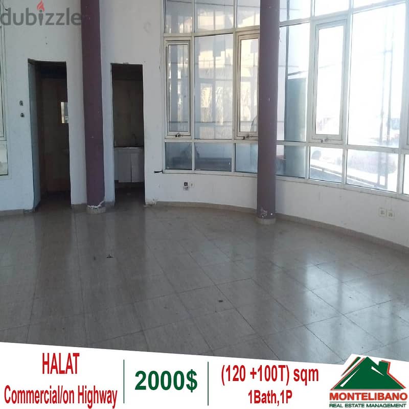 Commercial for rent in Halat On Highway!! 0