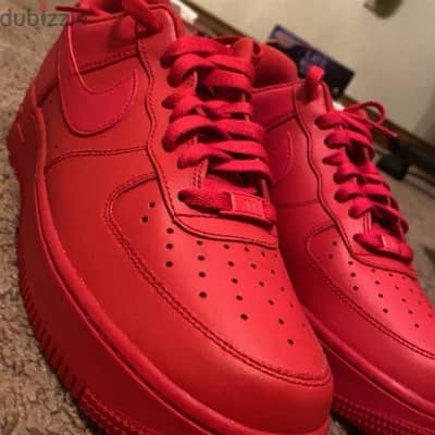 Air Force one red October leather  size 44