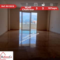 Apartment with terrace in wadi chahrour شقة مع تراس في وادي شحرور 0