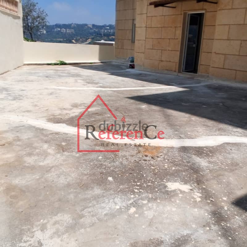 Apartment with terrace in wadi chahrour شقة مع تراس في وادي شحرور 2