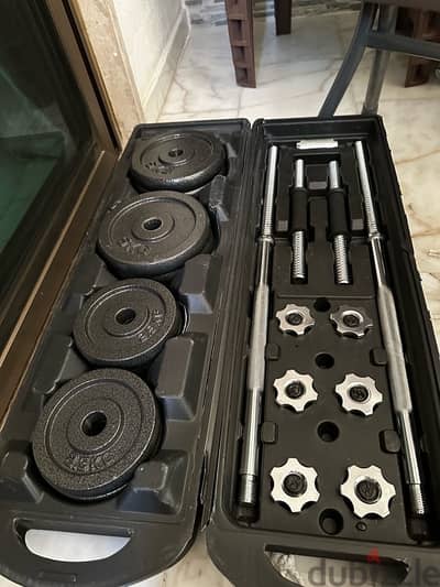 50 kilo dumbbells set