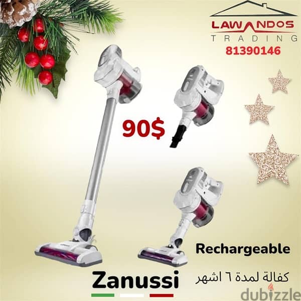 Stick Rechargeable Vacuum Cleaner ZANUSSI 0