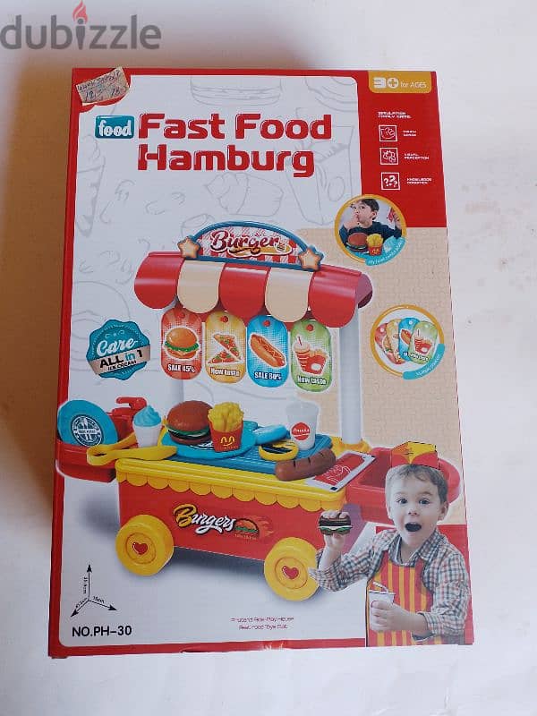 fast food carriage burgers 0