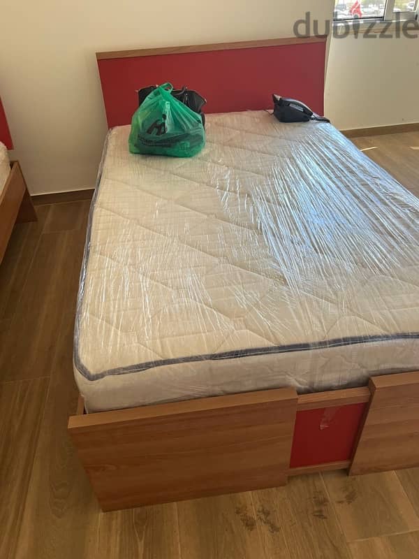 2 Beds with 2 cabinets brand: Gautier barely used like new 1