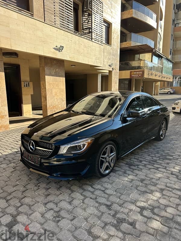 Mercedes CLA 250 AMG-line 2015 black on black (clean carfax) 1