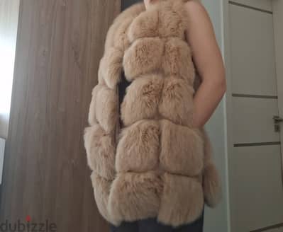 Real fox vest