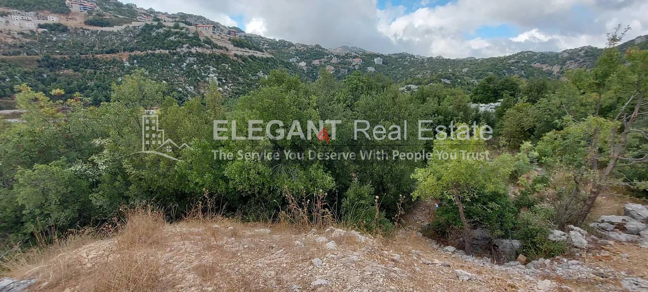 Land for Sale Achkout | Open Mountain View 1