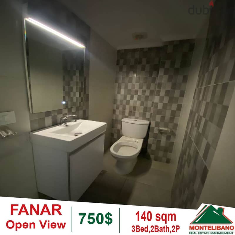 Apartment for rent in Fanar with an Open View!! 4