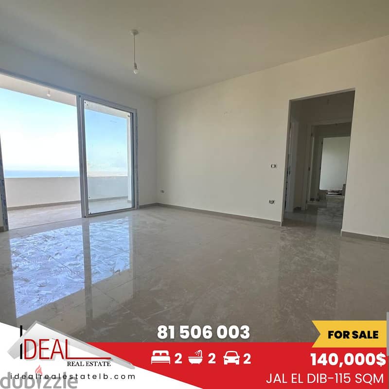 Apartment for sale in jal el dib 115 SQM REF#EA15223 0