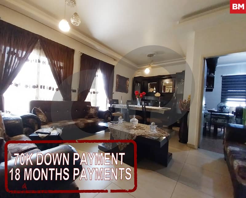 A 160 sqm apartment in a cozy neighborhood in Zouk Mkeyel REF#BM95912 0