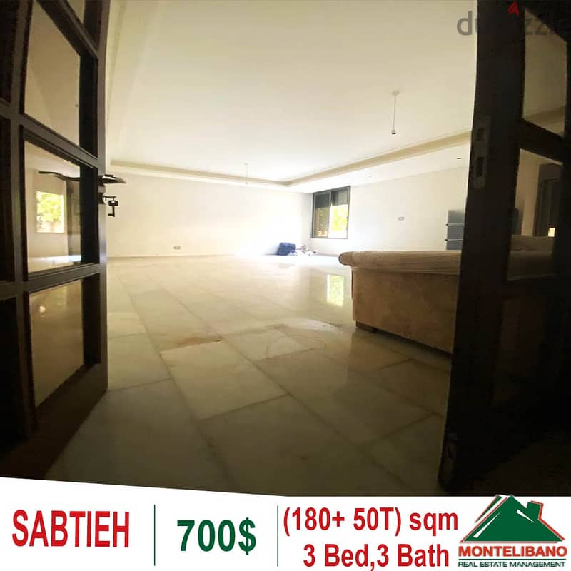 180 Sqm Apartment for rent in Sabtieh with Terrace!! 2