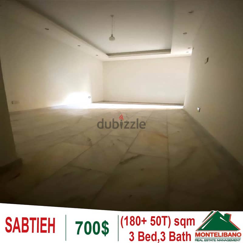 180 Sqm Apartment for rent in Sabtieh with Terrace!! 3