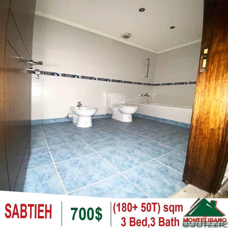 180 Sqm Apartment for rent in Sabtieh with Terrace!! 5