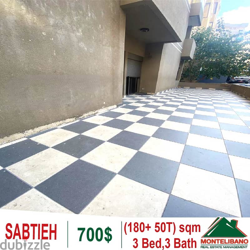 180 Sqm Apartment for rent in Sabtieh with Terrace!! 9