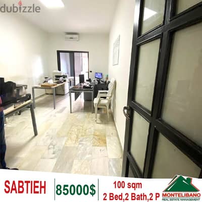 100 Sqm Apartment for sale in Sabtieh !!