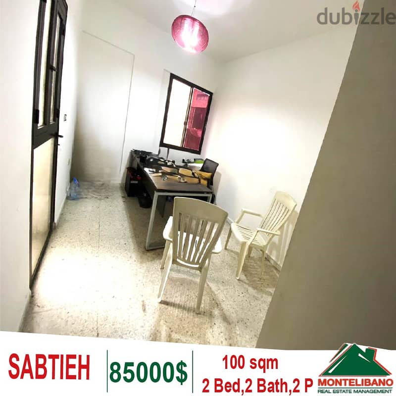 100 Sqm Apartment for sale in Sabtieh !! 1