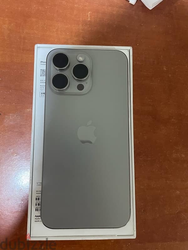 Iphone 15 Pro Max 256 GB Silver Titanium 2 Sim 2