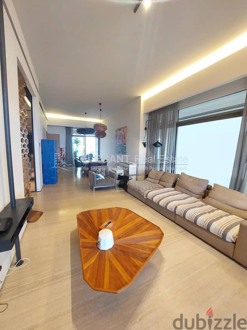 Flat for Rent | Spacious with Panoramic Sea View | Achrafieh 1