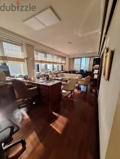 HIGH-END OFFICE ON DBAYEH HIGHWAY (470Sq) FULLY FURNISHED, (DB-164)