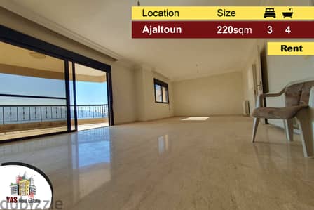 Ajaltoun 220m2 | Well Maintained | Rent | Mountain View | KH |