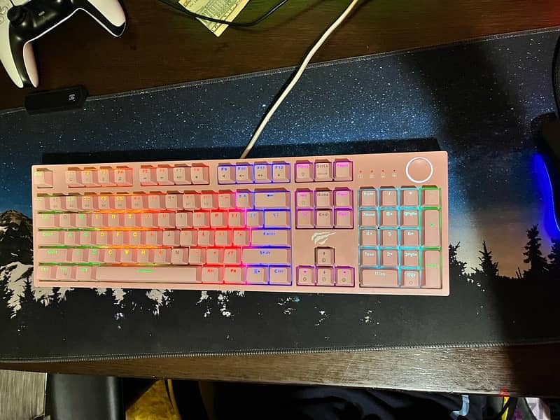 Pink Taboo HyperX Keyboard 1