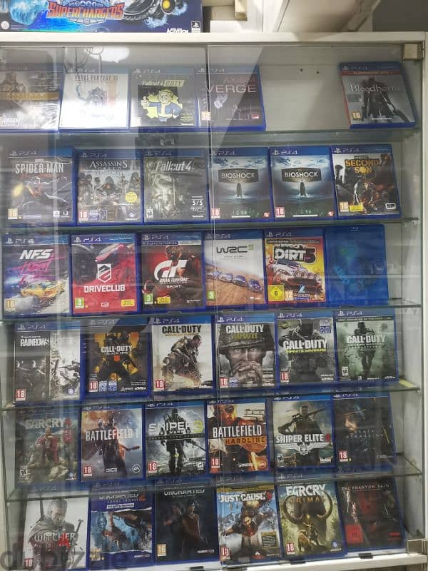 New sealed and used PS4 games. 11