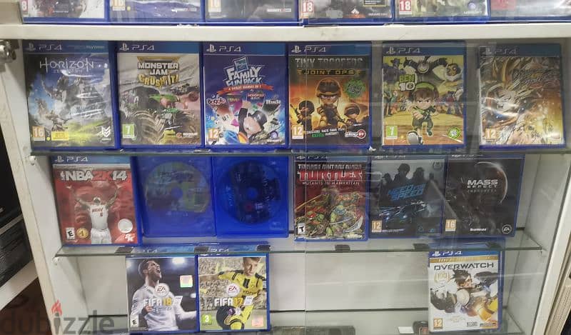 New sealed and used PS4 games. 12