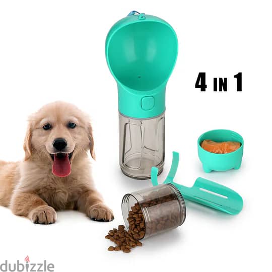 Portable 4-in-1 Pet Feeder Bottle 2