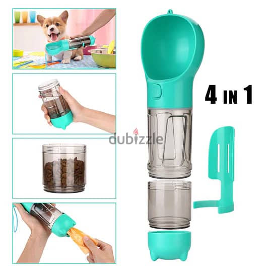 Portable 4-in-1 Pet Feeder Bottle 5