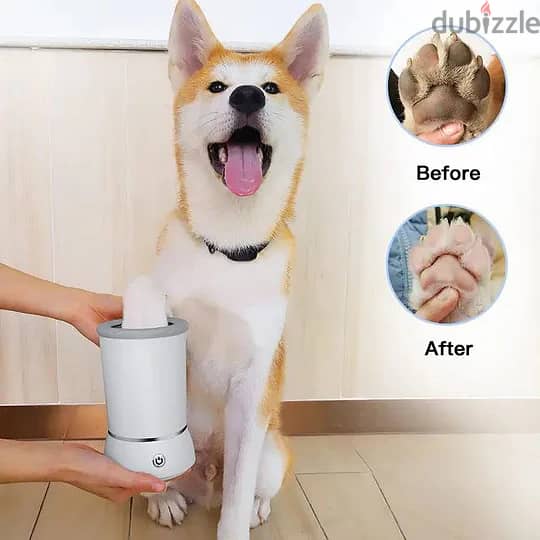 Automatic pet paw cleaner and massager 2