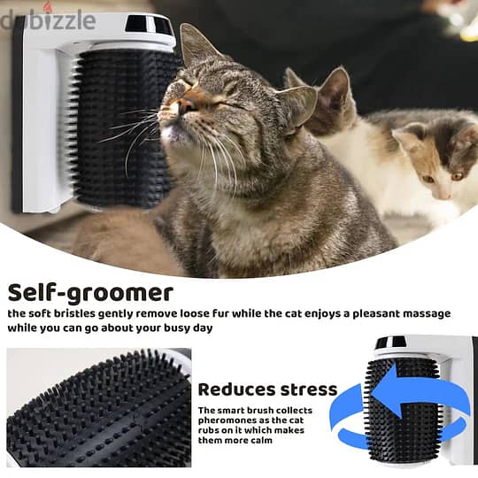 Cat Massage Smart Brush - Self-Cleaning Slicker 1