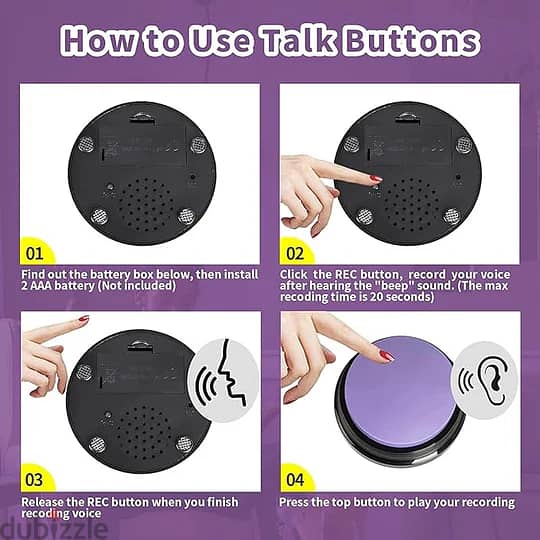 Dog Training Communication Buttons 3