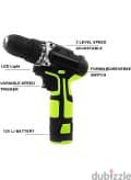 12V Cordless Drill Driver Kit with 24-Accessories for Drilling & Scre 6