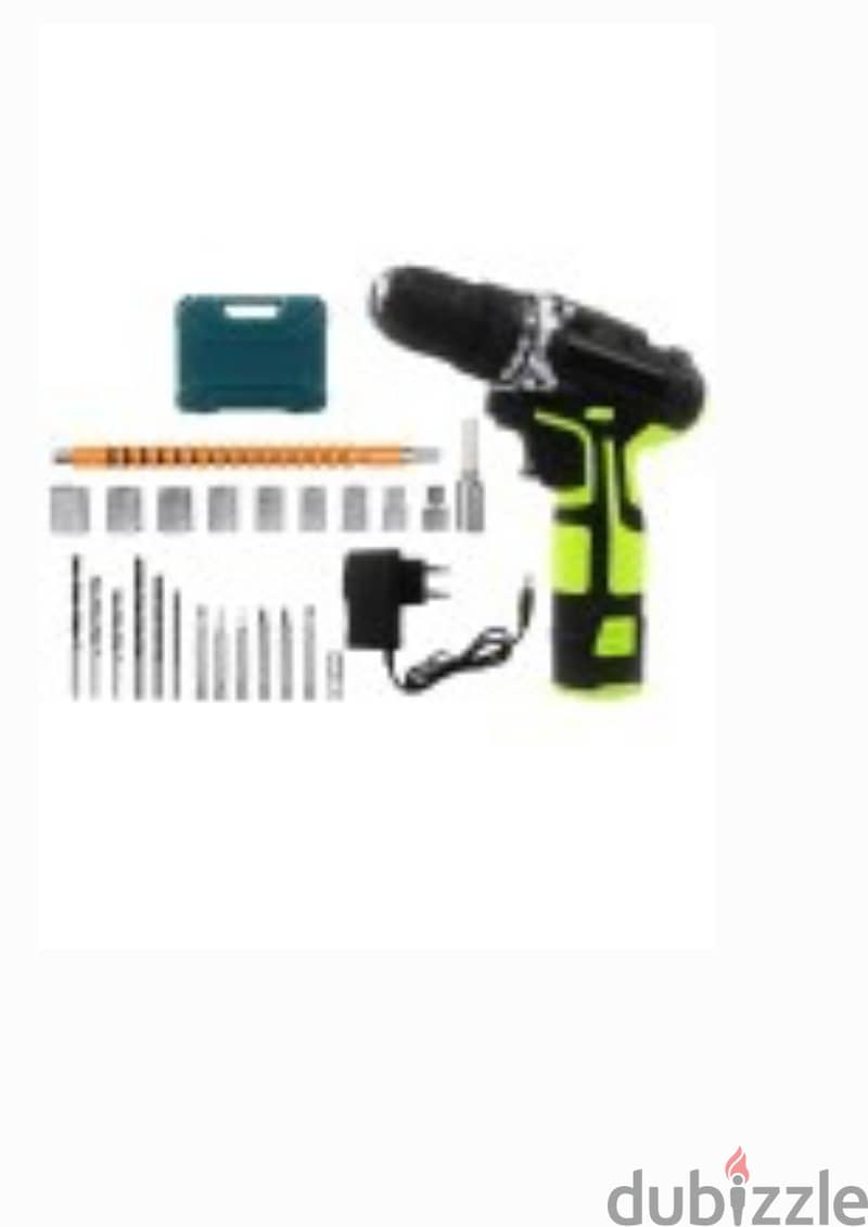 12V Cordless Drill Driver Kit with 24-Accessories for Drilling & Scre 9