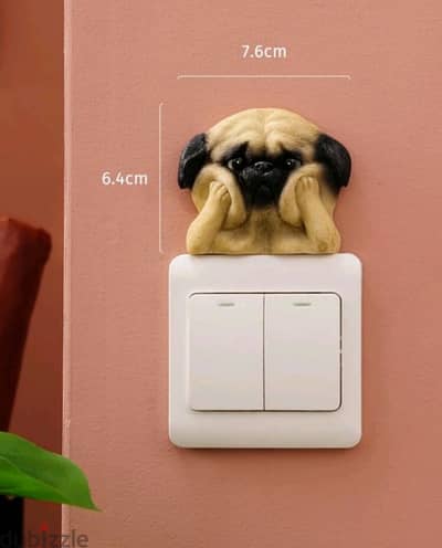 cute puppy wall decoration