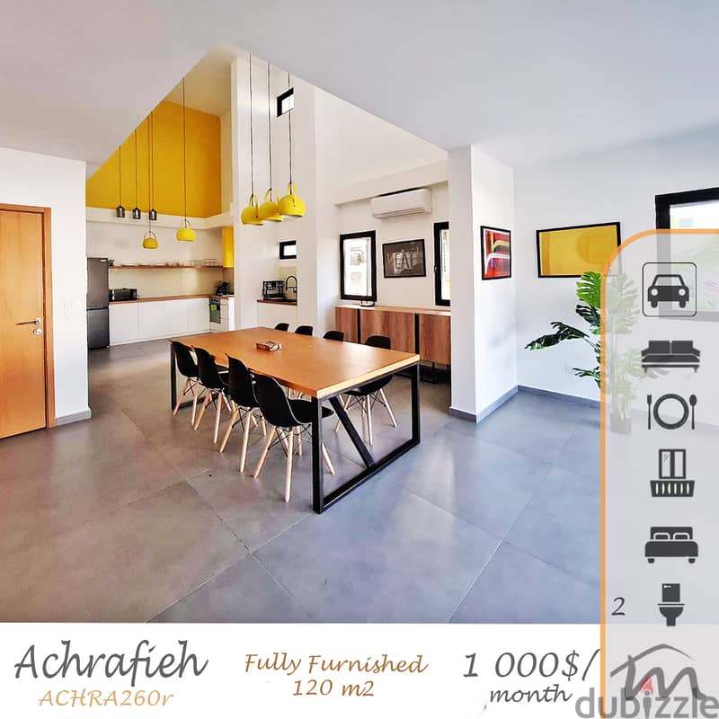 Ashrafieh | Signature | Furnished 1 Bedroom Apartment | Balcony | View 0