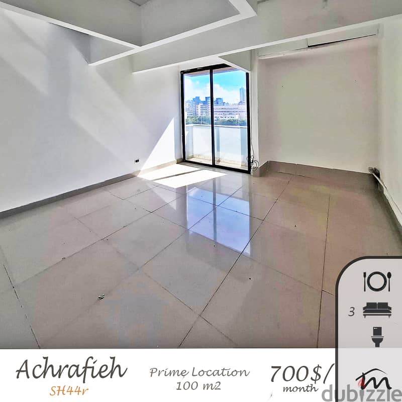 Ashrafieh | Prime Location 100m² Office | 3 Rooms | Catchy Deal 0