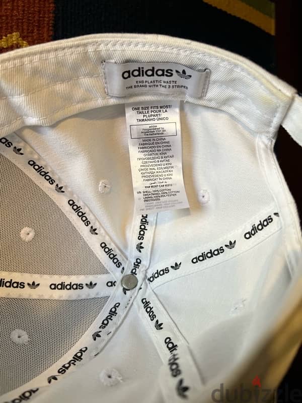 ADIDAS WHITE CAP 3