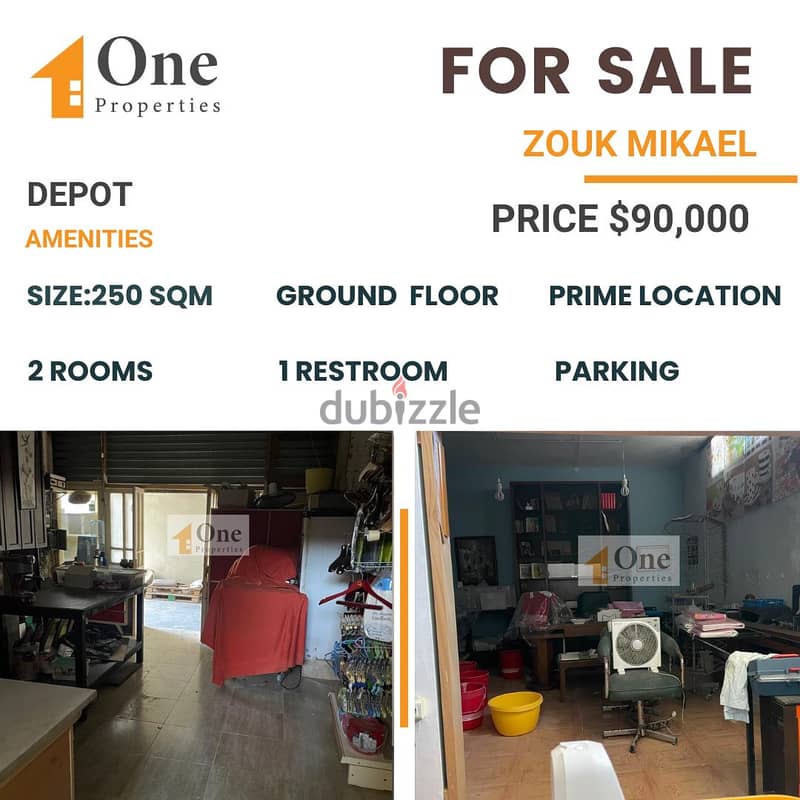 DEPOT FOR SALE IN ZOUK MIKAEL 0