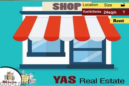 Kaslik/Sarba 24m2 | Shop | Rent | Perfect Investment | EH |