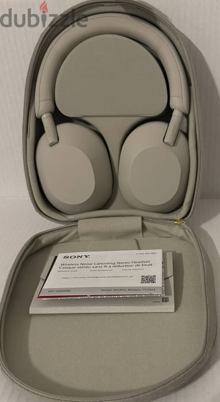 Sony WH-1000XM5 Wireless Noise Canceling Headphones - Silver 0