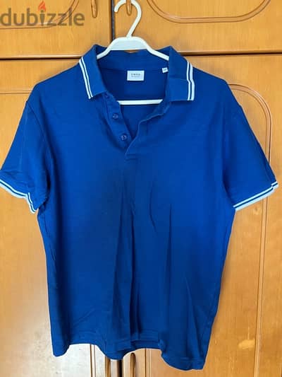 CELIO BLUE SMALL COTTON POLO SHIRT