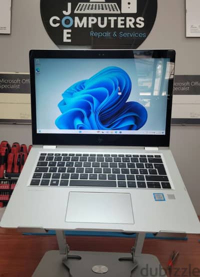 HP Elite book touch screen 360° I5-7th / 8gb / 512gb / GPU 620