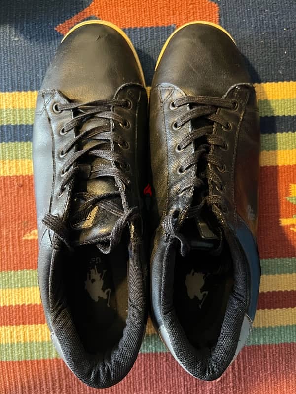 USPA POLO BLACK SHOES 1